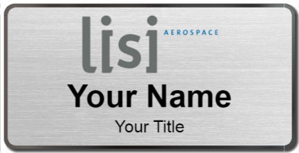 Custom name badges for Lisi Aerospace