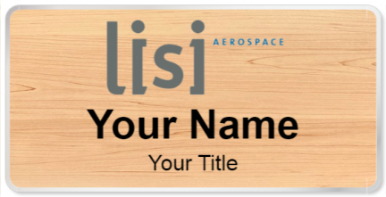 Custom name badges for Lisi Aerospace