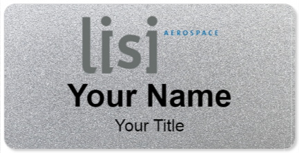 Custom name badges for Lisi Aerospace