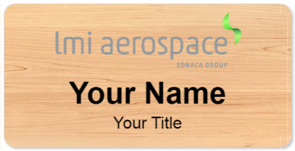 Custom name badges for LMI Aerospace