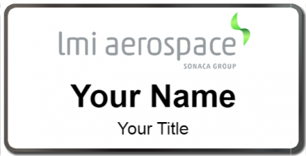 Custom name badges for LMI Aerospace