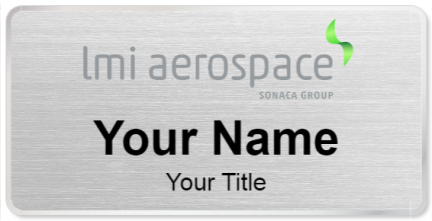 Custom name badges for LMI Aerospace