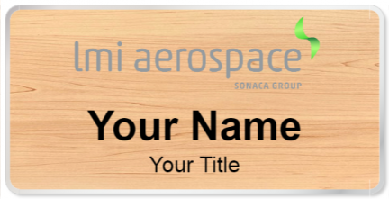 Custom name badges for LMI Aerospace