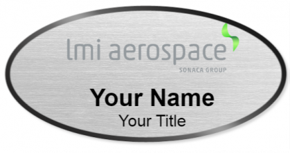 Custom name badges for LMI Aerospace