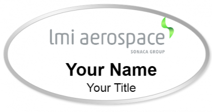 Custom name badges for LMI Aerospace