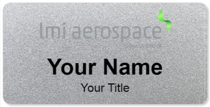Custom name badges for LMI Aerospace