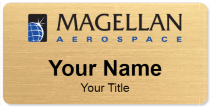 Custom name badges for Magellan Aerospace