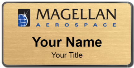 Custom name badges for Magellan Aerospace