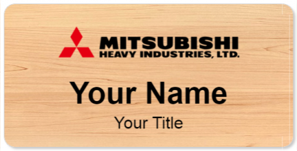 Custom name badges for Mitsubishi Heavy Industries