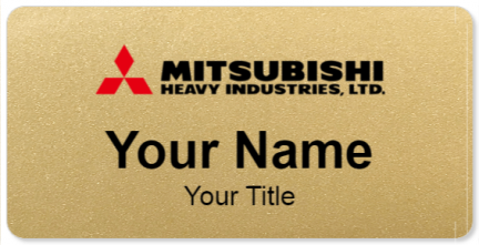 Custom name badges for Mitsubishi Heavy Industries