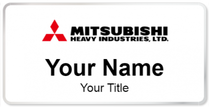 Custom name badges for Mitsubishi Heavy Industries