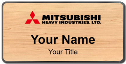Custom name badges for Mitsubishi Heavy Industries