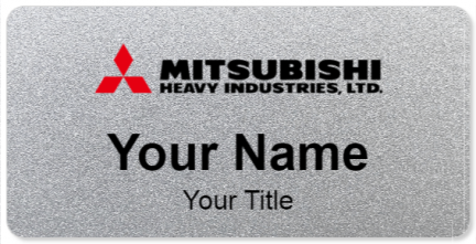 Custom name badges for Mitsubishi Heavy Industries