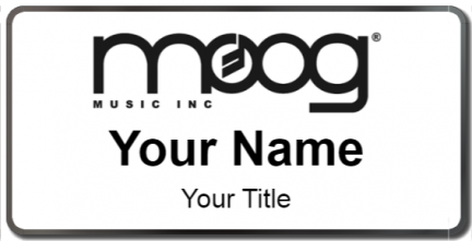 Custom name badges for MOOG Music