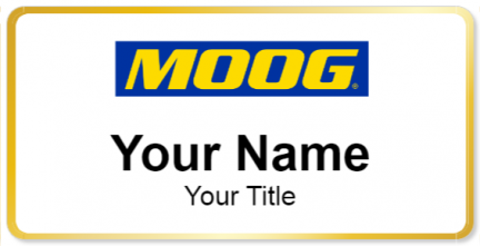 Custom name badges for Moog Steering & Suspension
