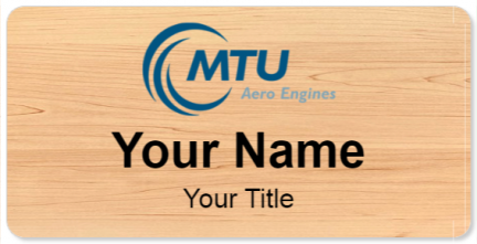 Custom name badges for MTU Aero Engines