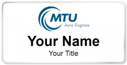 Custom name badges for MTU Aero Engines