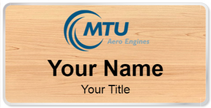 Custom name badges for MTU Aero Engines
