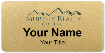 Custom name badges for Murphy Realty Company
