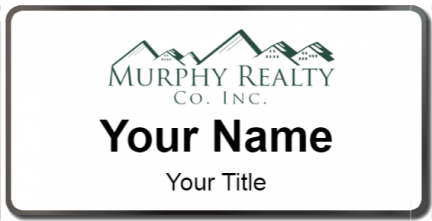 Custom name badges for Murphy Realty Company