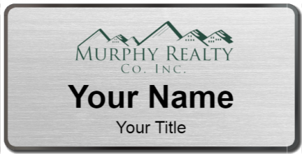 Custom name badges for Murphy Realty Company