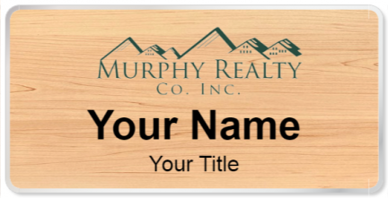 Custom name badges for Murphy Realty Company