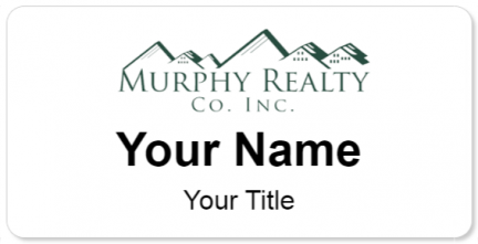 Custom name badges for Murphy Realty Company