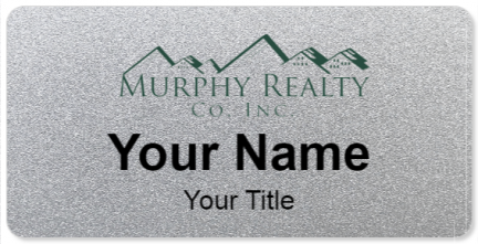 Custom name badges for Murphy Realty Company