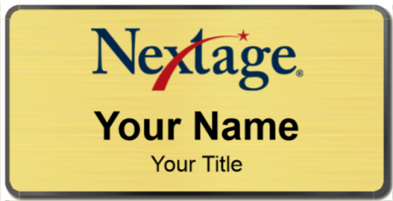 Custom name badges for Nextage Realty