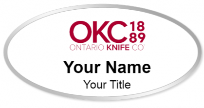 Custom name badges for Ontario Knife Company