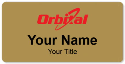 Custom name badges for Orbital Sciences Corporation
