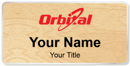 Custom name badges for Orbital Sciences Corporation