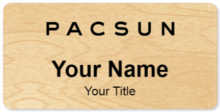 Custom name badges for PACSUN Pacific Sunwear of California Inc