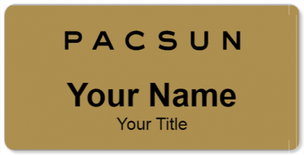 Custom name badges for PACSUN Pacific Sunwear of California Inc