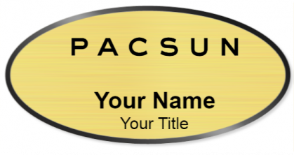 Custom name badges for PACSUN Pacific Sunwear of California Inc