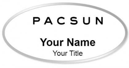 Custom name badges for PACSUN Pacific Sunwear of California Inc