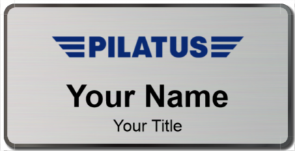 Custom name badges for Pilatus Aircraft