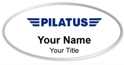 Custom name badges for Pilatus Aircraft