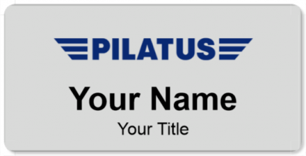 Custom name badges for Pilatus Aircraft