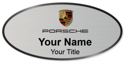 Custom name badges for Porsche