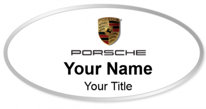 Custom name badges for Porsche