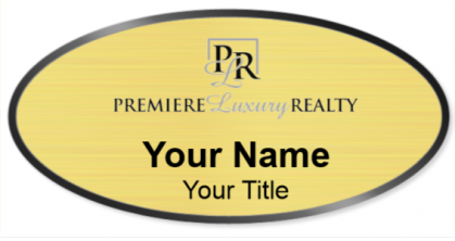 Custom name badges for Premiere Luxury Realty