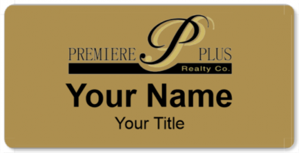 Custom name badges for Premiere Plus Realty Company