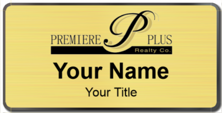 Custom name badges for Premiere Plus Realty Company