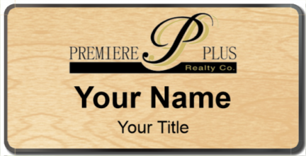 Custom name badges for Premiere Plus Realty Company