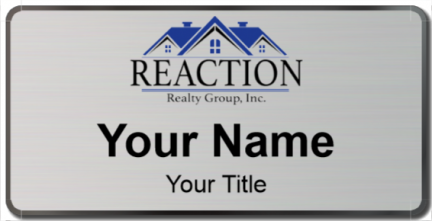 Custom name badges for Reaction Realty Group