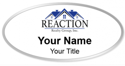 Custom name badges for Reaction Realty Group
