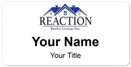 Custom name badges for Reaction Realty Group