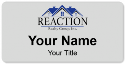 Custom name badges for Reaction Realty Group