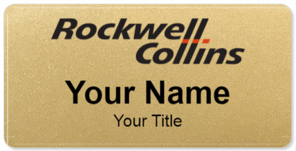Custom name badges for Rockwell Collins